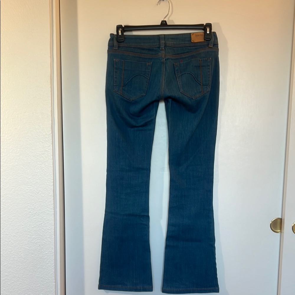 Tyler skye Blue Women's flare Jeans stretch low rise EUC!